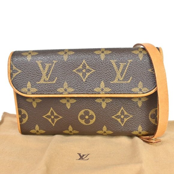 LOUIS VUITTON Pochette Florentine Bum Bag #XS Monogram Leather BN M51855 89EA427 - Picture 1 of 15